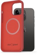 Kryt na mobil AlzaGuard Silicone Case Compatible with Magsafe na iPhone 14 Pro Max červený - Kryt na mobil