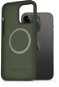 AlzaGuard Silicone Case Compatible with Magsafe iPhone 14 Pro Max zöld mágneses szilikon tok - Telefon tok