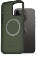 AlzaGuard Silicone Case Compatible with Magsafe iPhone 14 Pro Max zöld mágneses szilikon tok - Telefon tok