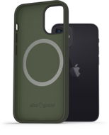 AlzaGuard Silicone Case Compatible with Magsafe for iPhone 12 Mini green - Phone Cover