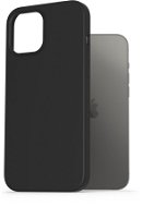 AlzaGuard Magnetic Silicone iPhone 12 Pro Max fekete tok - Telefon tok