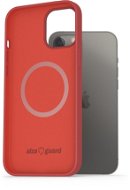AlzaGuard Magnetic Silicon Case for iPhone 12 Pro Max red - Phone Cover