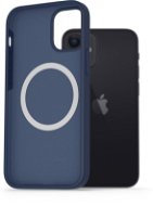 Kryt na mobil AlzaGuard Silicone Case Compatible with Magsafe iPhone 12 Mini modrý - Kryt na mobil