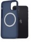 Handyhülle AlzaGuard Silikonhülle mompatibel mit Magsafe iPhone 12 Mini Blau - Kryt na mobil