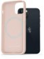 AlzaGuard Silikonhülle kompatibel mit Magsafe iPhone 13 Mini rosa - Handyhülle