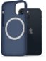 Handyhülle AlzaGuard Silikonhülle kompatibel mit Magsafe iPhone 13 Mini Blau - Kryt na mobil