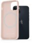 AlzaGuard Silikonhülle kompatibel mit Magsafe iPhone 14 rosa - Handyhülle