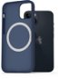 AlzaGuard Silicone Case Compatible with Magsafe iPhone 14 kék tok - Telefon tok