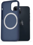 AlzaGuard Silikonhülle kompatibel mit Magsafe iPhone 14 blau - Handyhülle