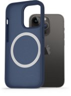AlzaGuard Silikonhülle kompatibel mit Magsafe iPhone 14 Pro blau - Handyhülle