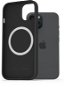 AlzaGuard Silikonhülle kompatibel mit Magsafe iPhone 15 Schwarz - Handyhülle