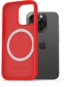 AlzaGuard Silicone Case Compatible with Magsafe iPhone 15 Pro červený - Kryt na mobil