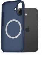 AlzaGuard Silicone Case Compatible with Magsafe for iPhone 16 blue - Phone Cover