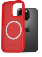 AlzaGuard Silicone Case Compatible with Magsafe for iPhone 16 Pro red - Phone Cover