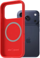 AlzaGuard Silicone Case Compatible with Magsafe for iPhone 17 Pro red - Phone Cover