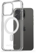 AlzaGuard Crystal Clear Case Compatible with Magsafe iPhone 15 Pro Max mágneses tok - Telefon tok
