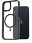 Handyhülle AlzaGuard Clear TPU Case Kompatibel mit Magsafe für iPhone 13 schwarz - Kryt na mobil