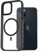 AlzaGuard Clear TPU Case Compatible with Magsafe na iPhone 14 čierny - Kryt na mobil
