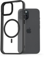 Phone Cover AlzaGuard Clear TPU Case Compatible with Magsafe pro iPhone 15 černé - Kryt na mobil