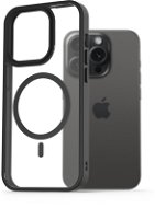 AlzaGuard Clear TPU Case Kompatibel mit Magsafe für iPhone 15 Pro schwarz - Handyhülle