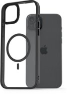 AlzaGuard Clear TPU Case Compatible with Magsafe na iPhone 15 Plus čierny - Kryt na mobil