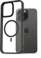 AlzaGuard Clear TPU Case Compatible with Magsafe na iPhone 15 Pro Max čierny - Kryt na mobil