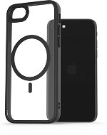 AlzaGuard iPhone 7 / 8 / SE 2020 / SE 2022 Clear TPU Case Compatible with Magsafe fekete tok - Telefon tok