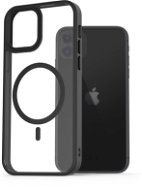 AlzaGuard Clear TPU Case Compatible with Magsafe na iPhone 11 čierny - Kryt na mobil