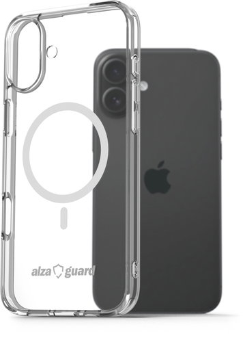 AlzaGuard Crystal Clear TPU Case kompatibel mit Magsafe für iPhone 16 Plus - Handyhülle - Hauptbild