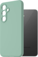 AlzaGuard Premium Silicone Case pro Samsung Galaxy S24 FE světle zelený - Kryt na mobil