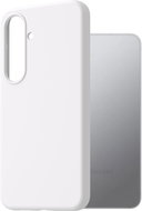 AlzaGuard Premium Silicone Case for Samsung Galaxy S25 5G white - Phone Cover