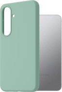 AlzaGuard Premium Silicone Case for Samsung Galaxy S25 5G light green - Phone Cover