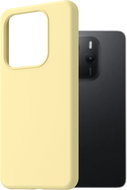 AlzaGuard Premium Silicone Case for Xiaomi Redmi Note 14 5G yellow - Phone Cover