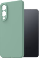 AlzaGuard Premium Silicone Case for Samsung Galaxy S25 Edge light green - Phone Cover