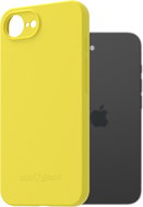 AlzaGuard Matte TPU Case pro iPhone 16e / 17e žlutý - Kryt na mobil
