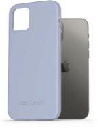 Kryt na mobil AlzaGuard Matte TPU Case na iPhone 12/ 12 Pro svetlomodrý - Kryt na mobil