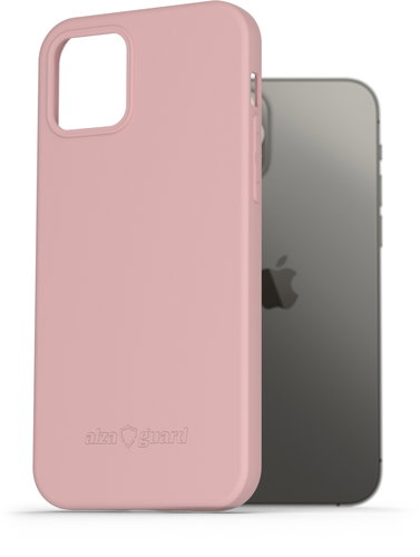 AlzaGuard Matte TPU Case für das iPhone 12 / 12 Pro rosa - Handyhülle - Hauptbild