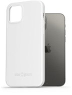 AlzaGuard Matte TPU Case na iPhone 12/ 12 Pro biely - Kryt na mobil