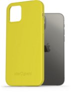 Phone Cover AlzaGuard Matte TPU Case for iPhone 12 / 12 Pro yellow - Kryt na mobil