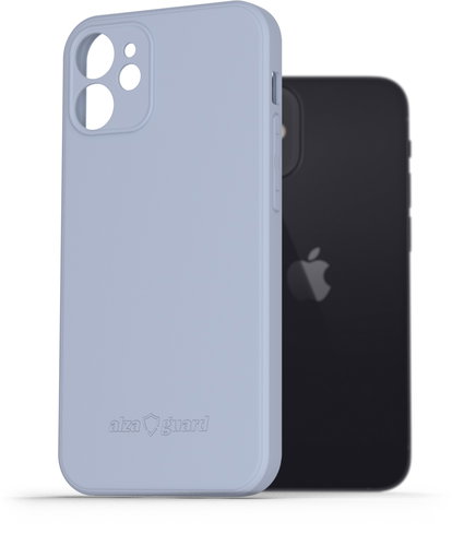 AlzaGuard Matte TPU Case for iPhone 12 Mini light blue - Phone Cover - Main image