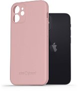 Handyhülle AlzaGuard Matte TPU Case für das iPhone 12 Mini rosa - Kryt na mobil