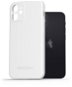 AlzaGuard Matte TPU Case na iPhone 12 Mini biely - Kryt na mobil