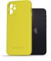 AlzaGuard Matte iPhone 12 mini sárga TPU tok - Telefon tok
