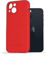AlzaGuard Matte TPU Case pre iPhone 13 Mini červený - Kryt na mobil