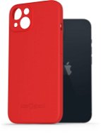 AlzaGuard Matte TPU Case na iPhone 13 červený - Kryt na mobil
