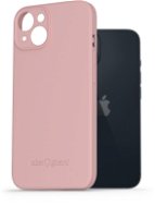 AlzaGuard Matte iPhone 14 rózsaszín TPU tok - Telefon tok