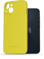 AlzaGuard Matte iPhone 14 sárga TPU tok - Telefon tok