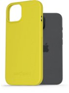 AlzaGuard Matte iPhone 15 sárga TPU tok - Telefon tok