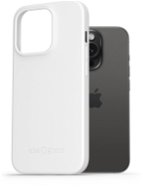 AlzaGuard Matte iPhone 15 Pro fehér TPU tok - Telefon tok