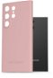AlzaGuard Matte Samsung Galaxy S24 Ultra rózsaszín TPU tok - Telefon tok